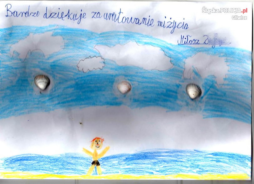 Laurka od 8-letniego Miłosza.