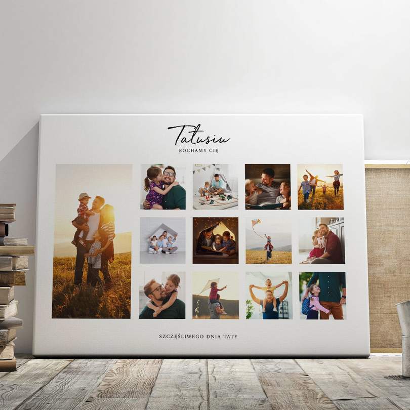 Obraz na płótnie PREZENT DLA TATY 70 x 50 cm