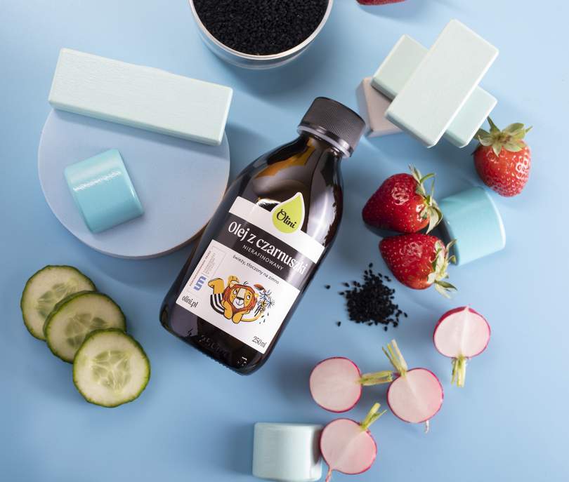 olej z czarnuszki dla dzieci