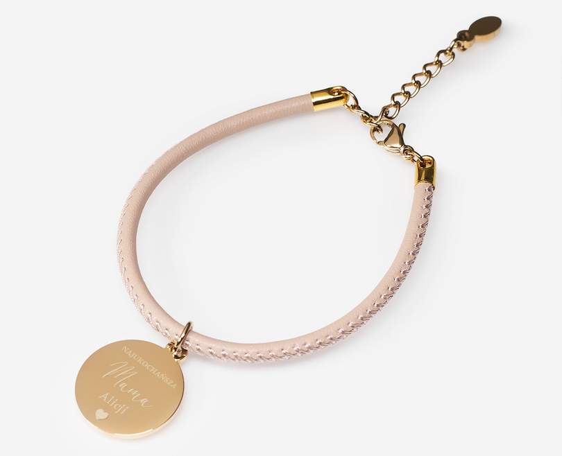 Bransoletka dla mamy z grawerem NAJUKOCHAŃSZA MAMA