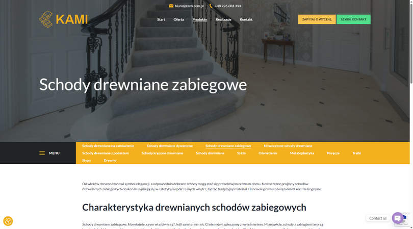 KAMI - producent schodów drewnianych