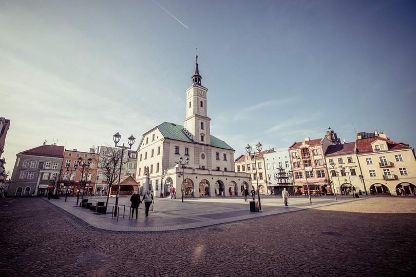 Rynek w Gliwicach – centrum miasta i zabudowa mieszkalna