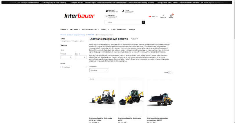 Interbauer - Mini ładowarki przegubowe