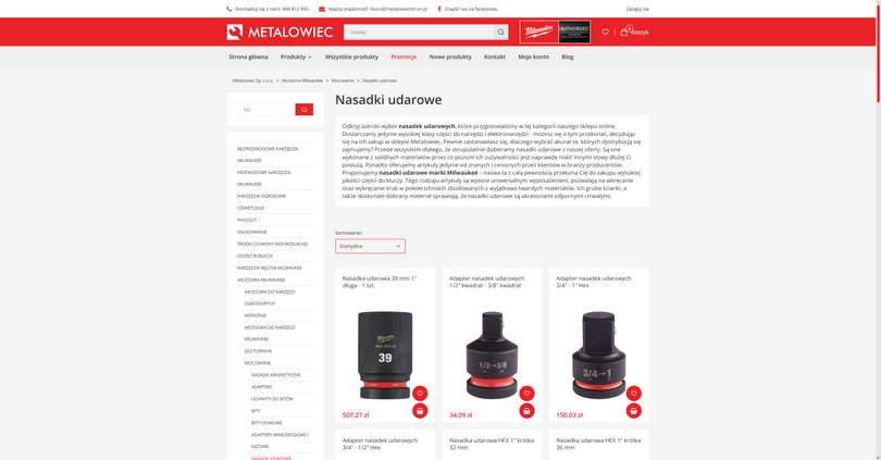 Sklep Milwaukee - Metalowiec Toruń