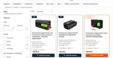 Sklep hermesplus.pl - przetwornice napięcia